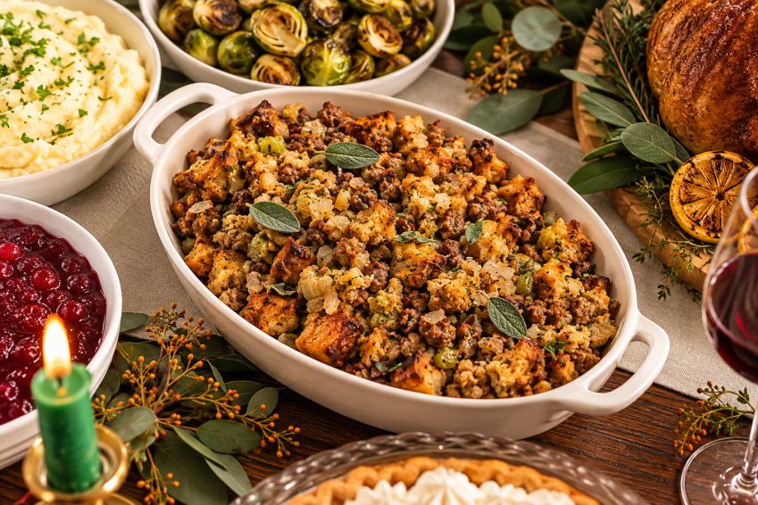 Turkey Sausage + Sage Stuffing