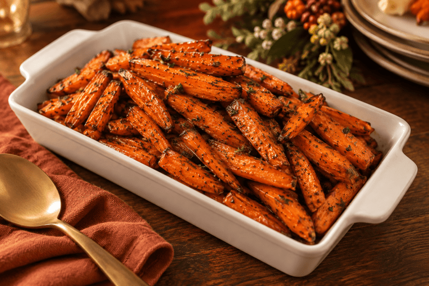 Maple Glazed Carrots, Biz