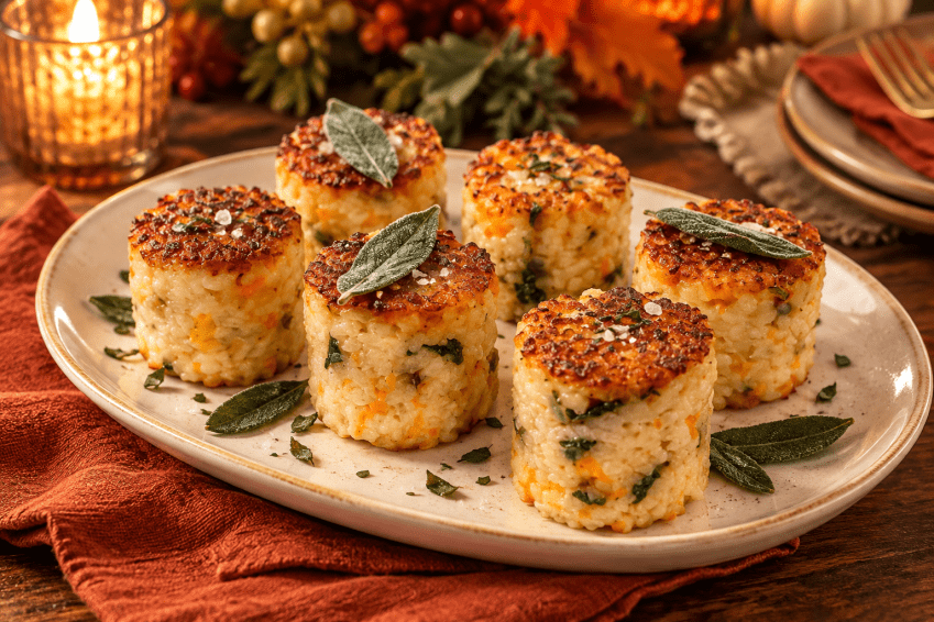 Butternut Squash Risotto Cakes, Biz
