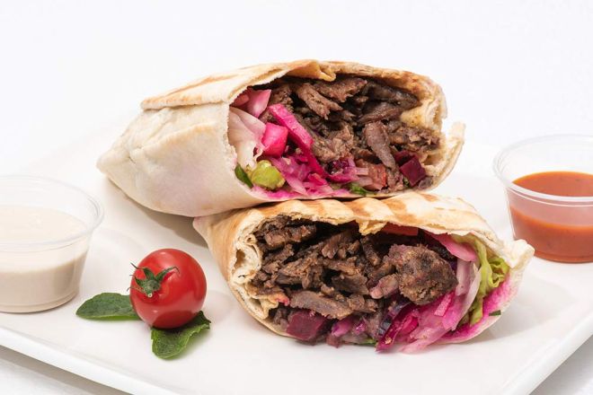 Beef Shawarma Wrap Combo