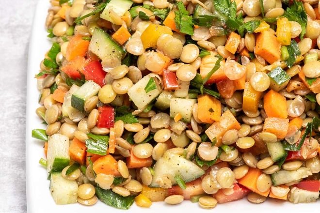 Green Lentil Salad