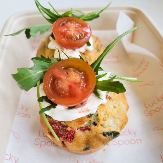 Red Pepper & Cheddar Mini Muffins