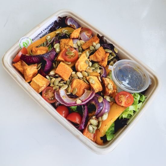 Roasted Vegetable & Mixed Leaf Salad - Individual