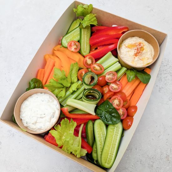 Kids Veggie Sticks & Dips Platter
