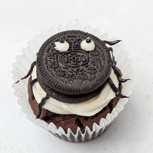 Oreo Spider Chocolate Cupcakes