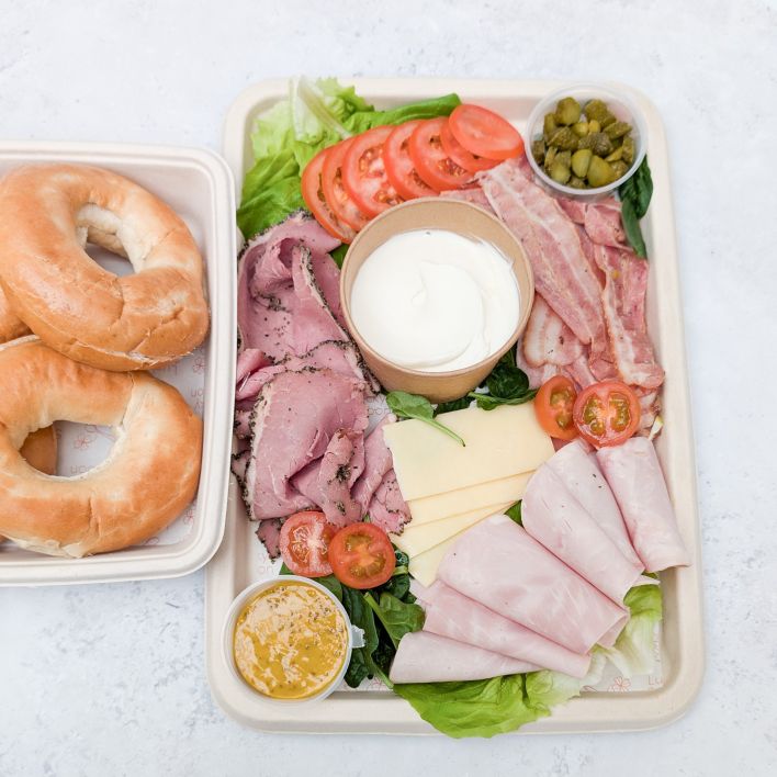 Meat Bagel Platter