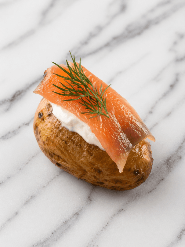 Smoked Salmon Baked Potato