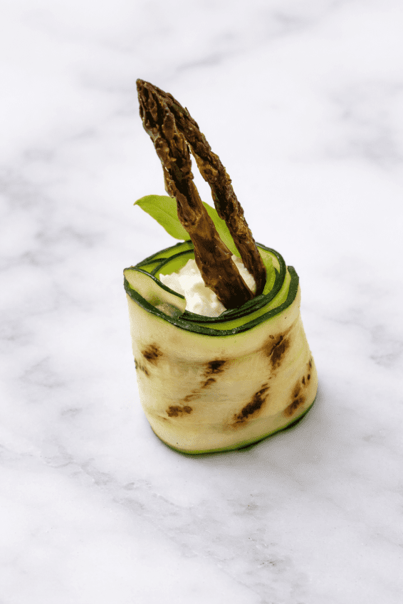 Whipped Feta, Courgette & Asparagus Roll-Ups
