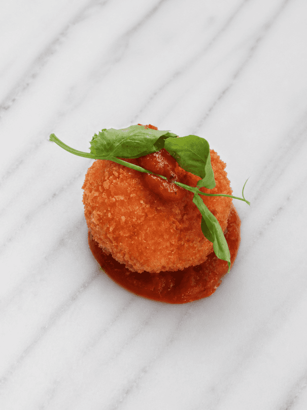 Parmesan Arancini with Pomodoro Sauce
