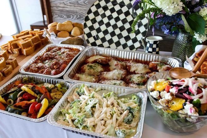 Two Entree Luncheon Package with Two Sides