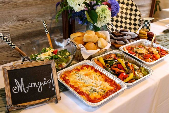 Two Entree Luncheon Package with Three Sides