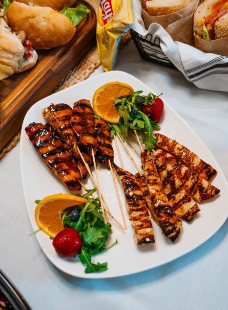 Grilled Teriyaki Chicken Skewers