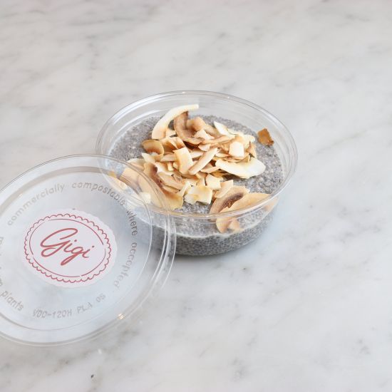 Chia and Coconut Pudding Pot