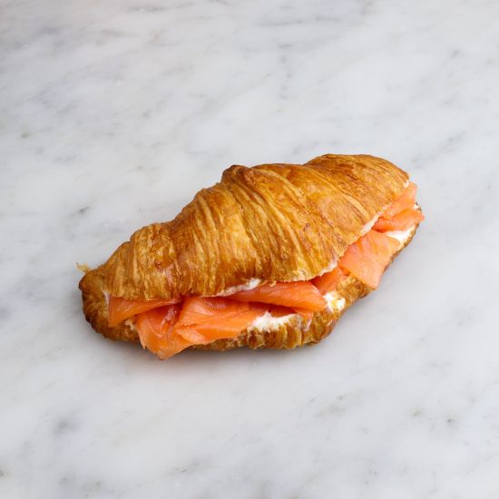 Smoked Salmon and Cream Cheese Croissant