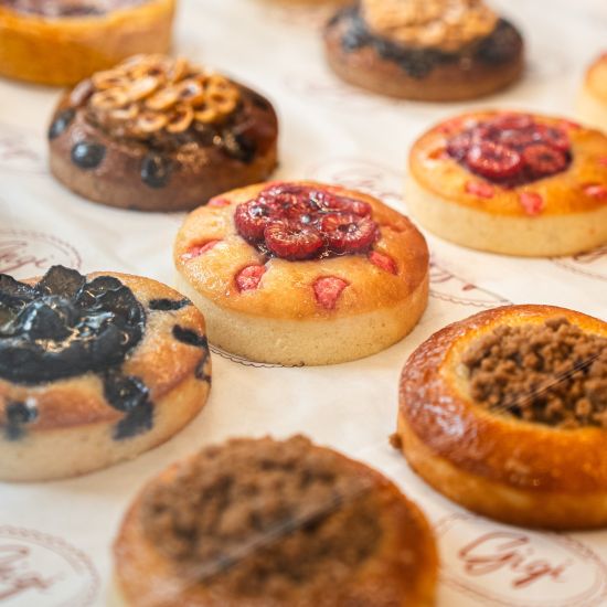 Blueberry and Almond Financier