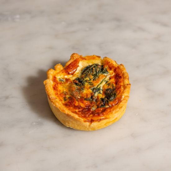 Quiche Florentine (Goat Cheese & Spinach)