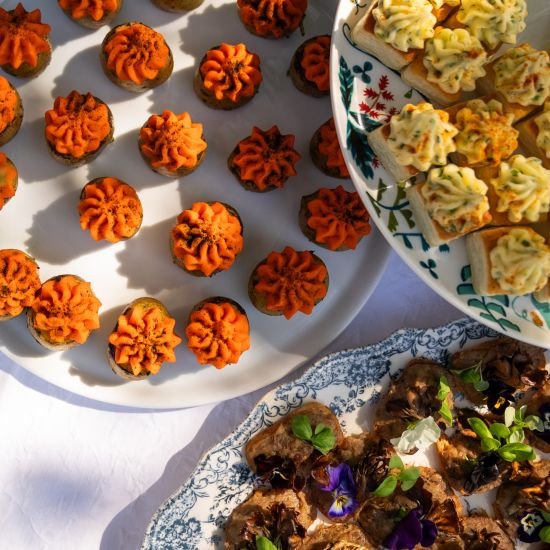 Black or White Pudding with Truffle