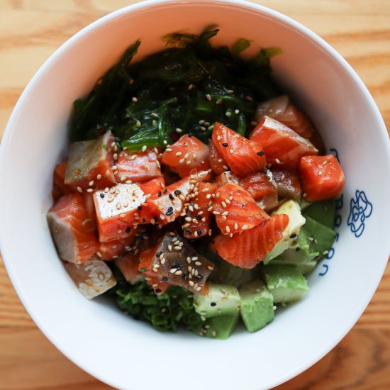 Salmon Poke Don