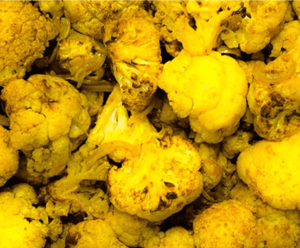 Curried cauliflower 