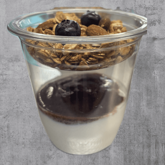 Greek yogurt and Granola compote