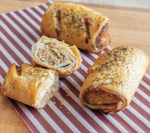 Vegan sausage rolls
