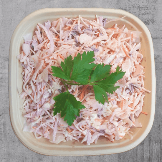 Homemade coleslaw