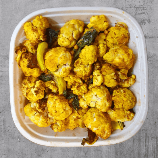 Curried cauliflower 