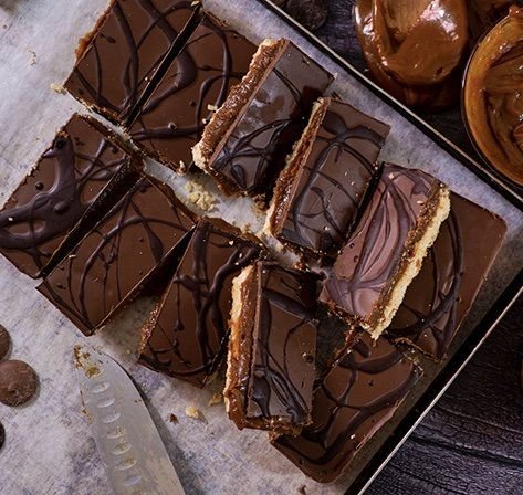 Billionaire caramel shortbread box - 14 slices 