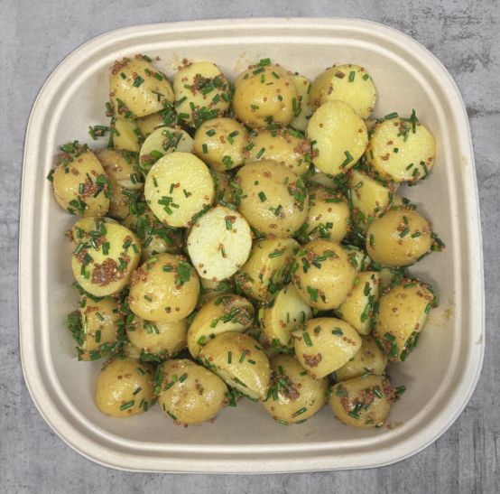 New Potato Salad with Wholegrain Mustard & Chives
