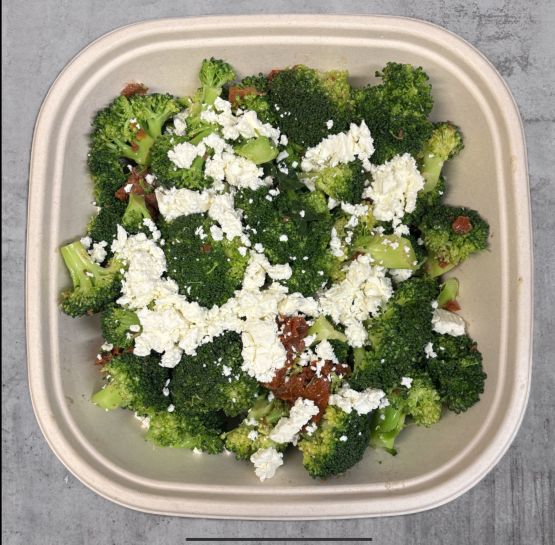 Broccoli and feta salad 