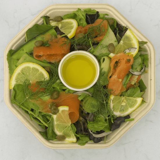 Smoked Salmon Salad - Small sharing platter 