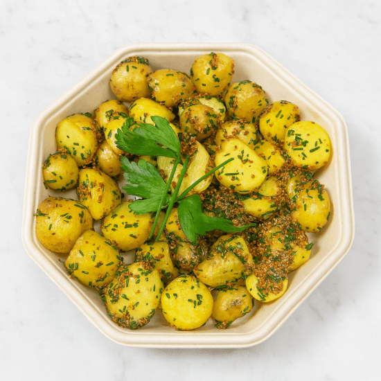 New Potato Salad with Wholegrain Mustard & Chives - Small sharing platter
