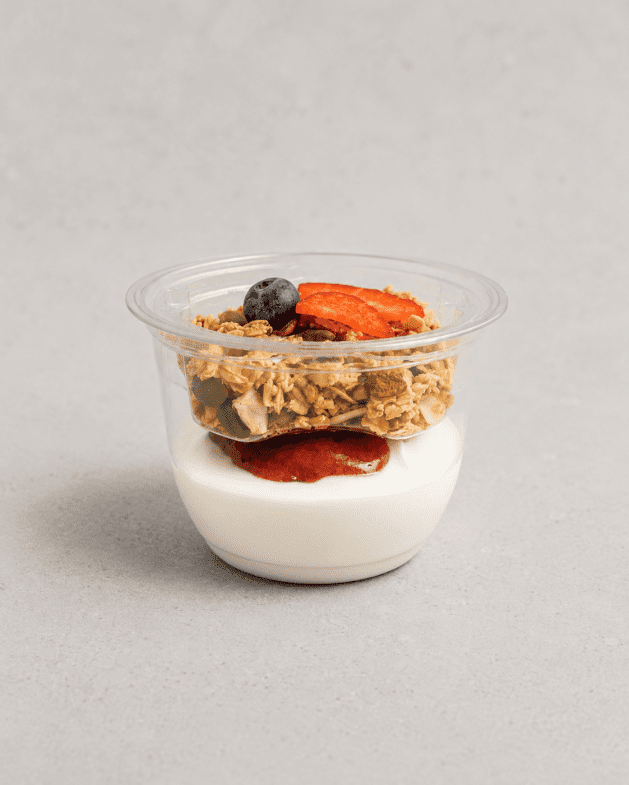 Greek yogurt and Granola compote