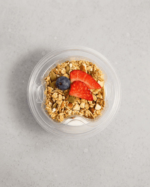 Greek yogurt and Granola compote