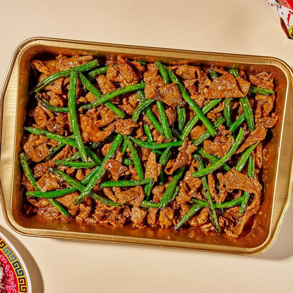 Lucky Mao - Beef & String Beans Platter