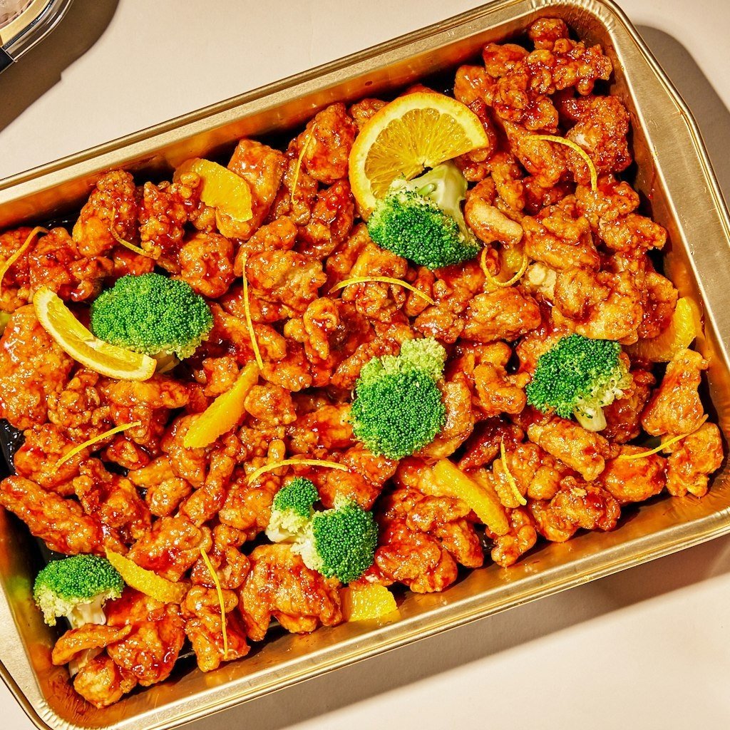 Lucky Mao - Signature Orange Chicken Platter