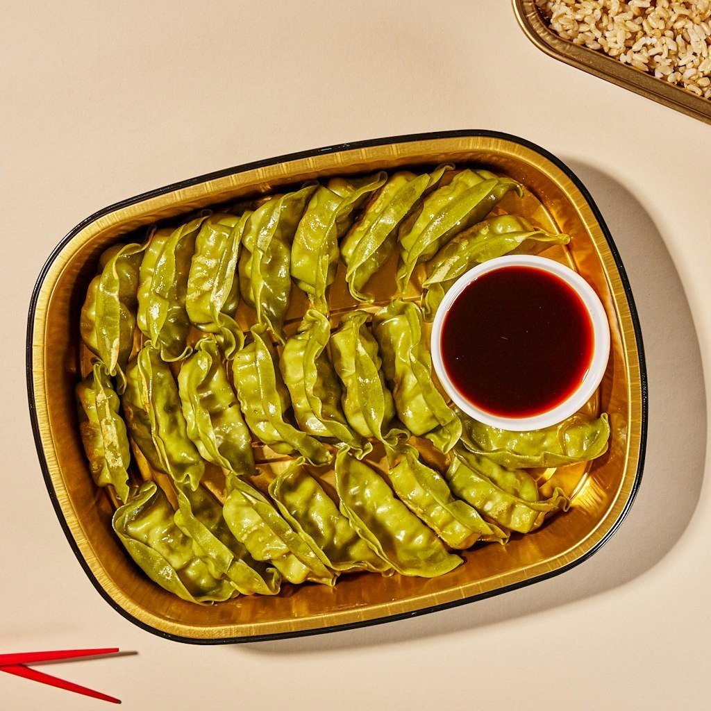 Lucky Mao - Homemade Fried Vegetable Dumplings Platter