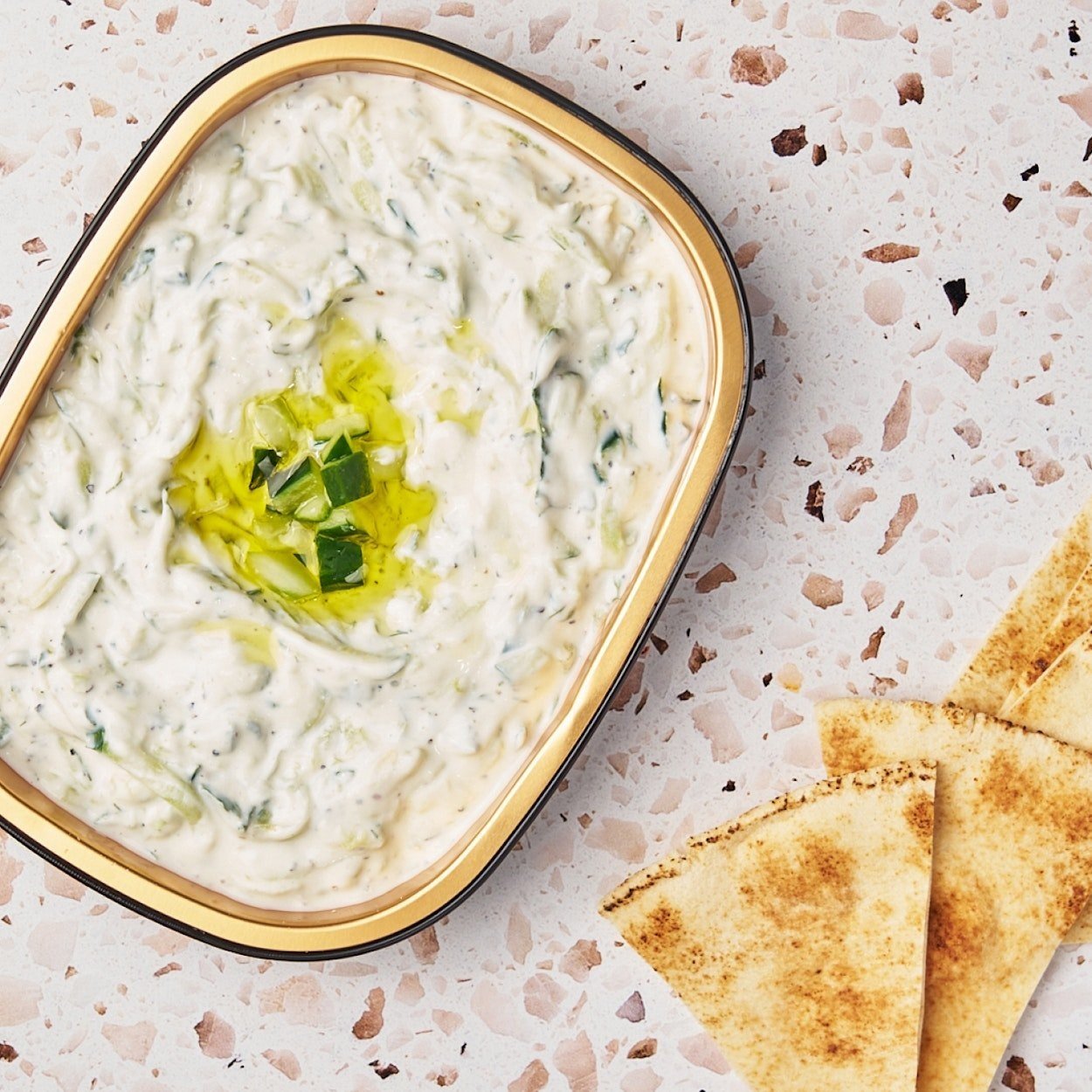 Mezouk - Tzatziki & Pita Platter