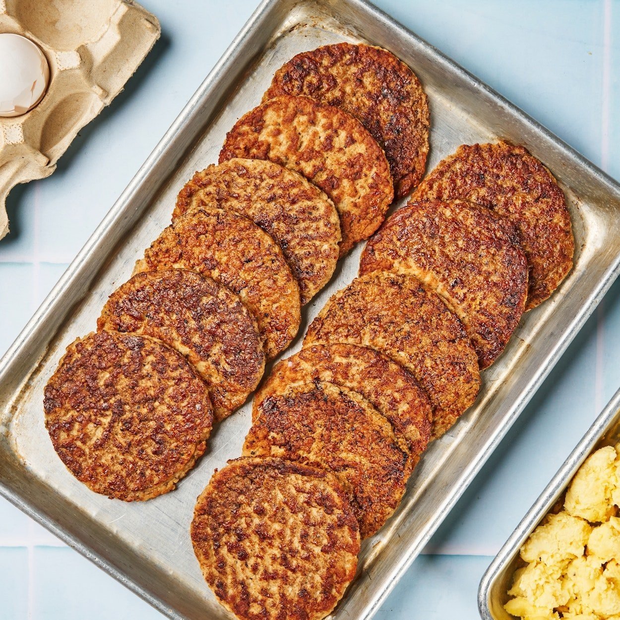 Grilled Sausage Patty Platter