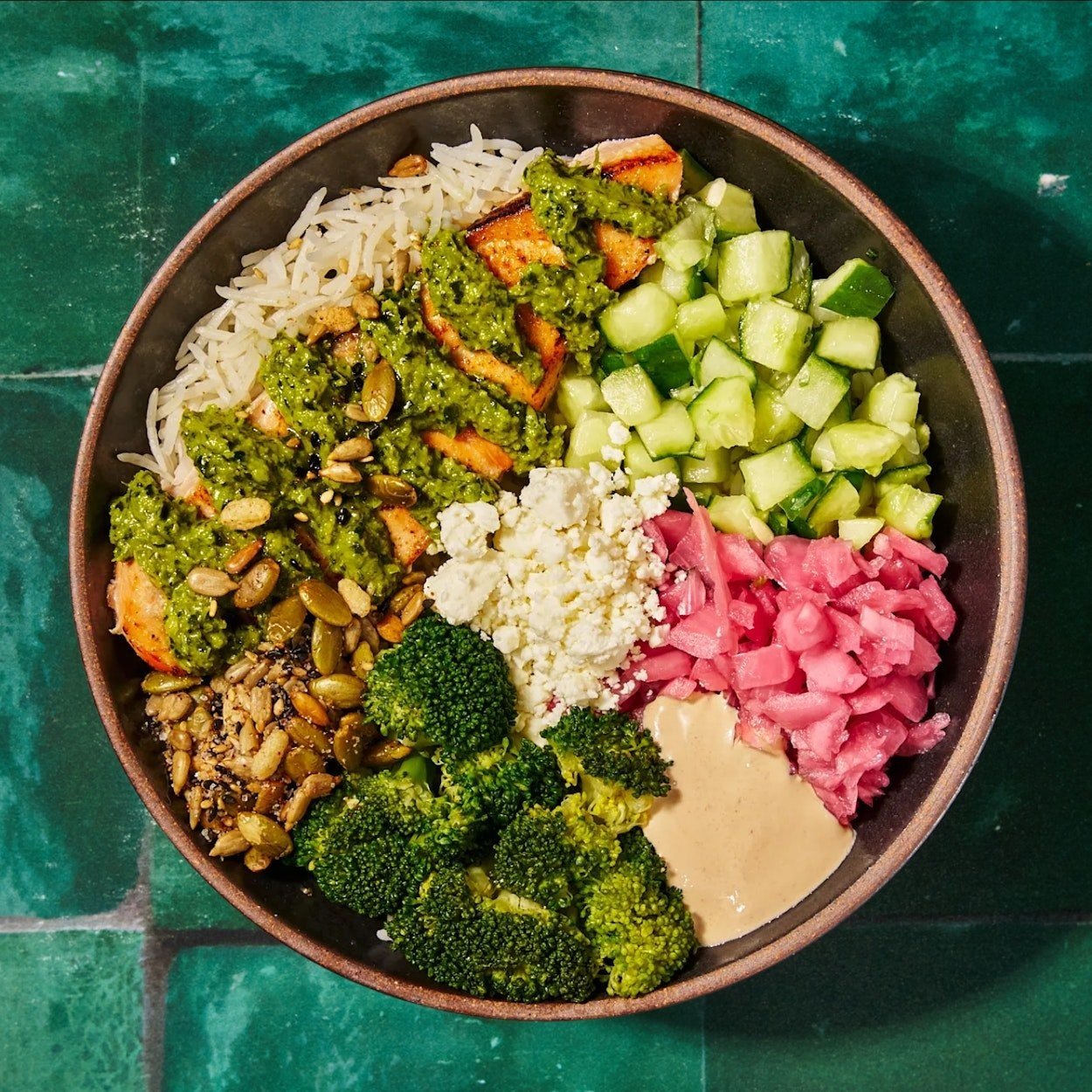 Mezouk - Roasted Salmon Bowl