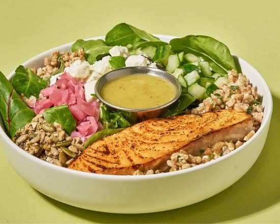 Lemon Salmon Grain Bowl