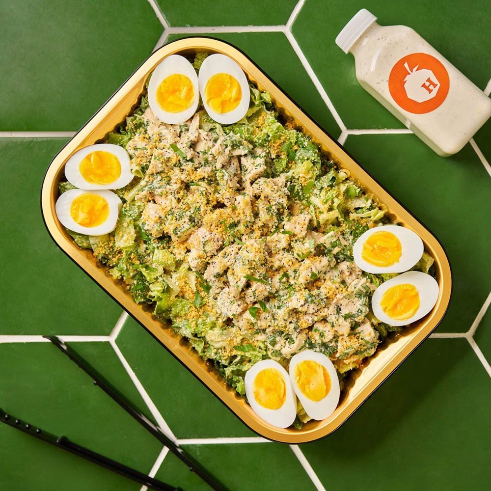 Harvestly - Garlic Chicken Caesar Salad Tray
