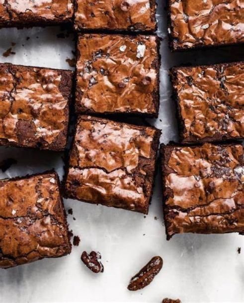 Fudge Brownie Squares (No Nuts) (LB)