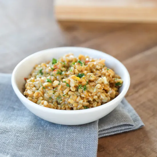 Ancient grain medley (brown rice with wheatberry and fine herbs) (Quart)