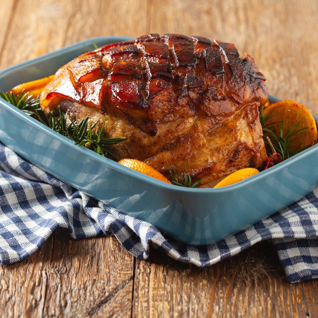 Oven Baked Whole Ham Dinner