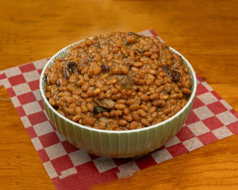 Smoked Brisket Baked Beans