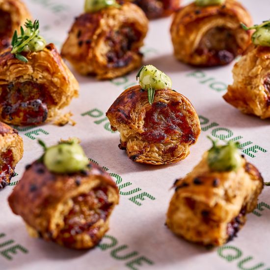 Chorizo & apricot sausage rolls
