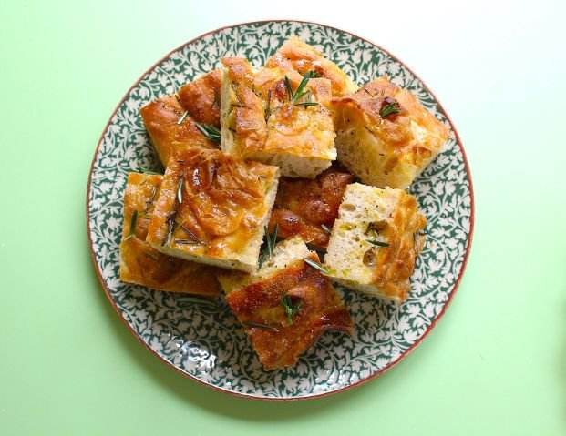 Freshly Baked Rosemary Focaccia
