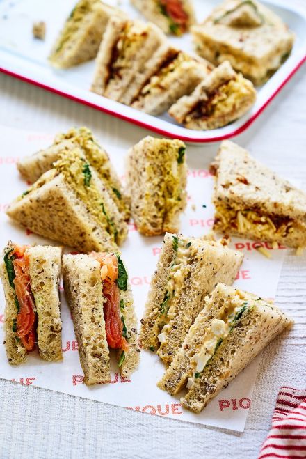Selection of mini sandwiches