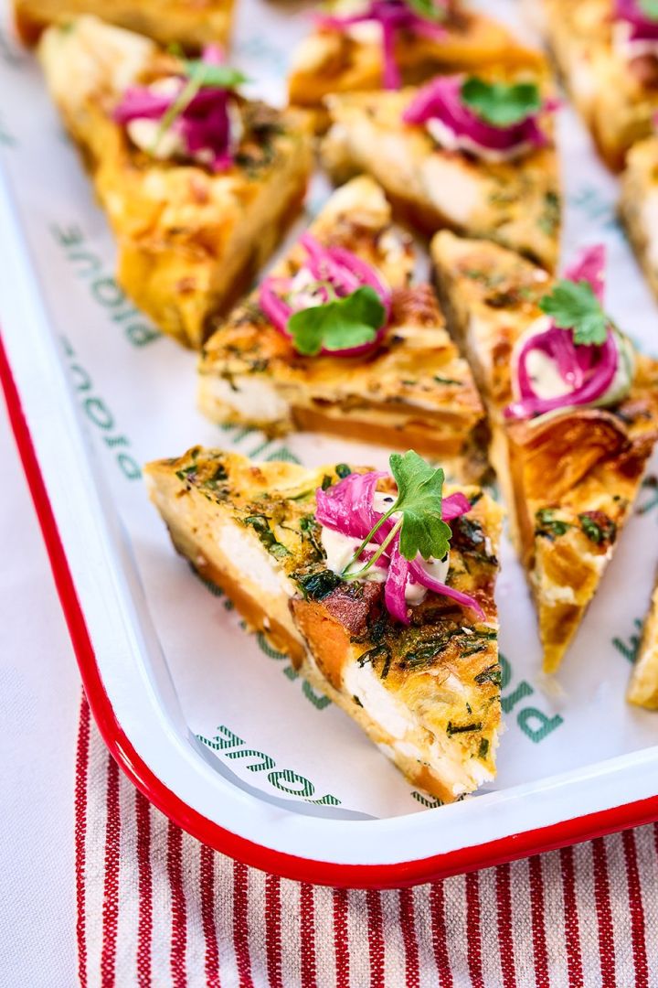 Herby Goats Cheese & Potato Frittata